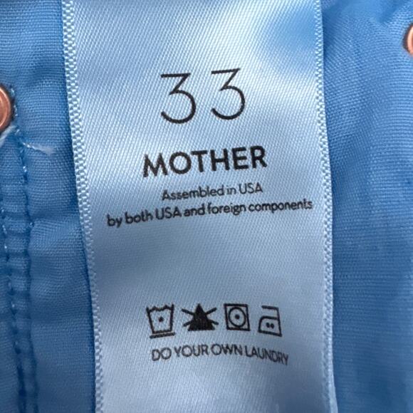 Mother Shorts The Tune Up Bona Fide Fray in Blue Aster Size 33 NWT Designer - Picture 11 of 13